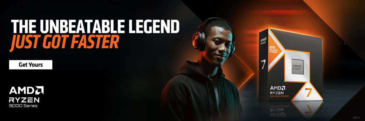 AMD landing banner